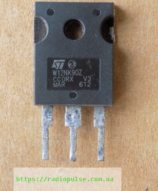tranzistor-stw12nk90z-e1679822805977 Транзистор STW12NK90Z оригінал демонтаж, TO247(Заміна для HM12N80M , 12N80M , STW10NK80Z ) - Зображення 1