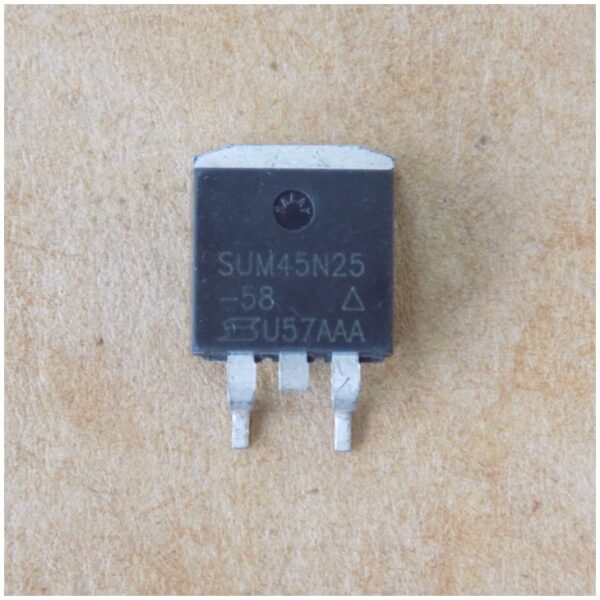 Транзистор SUM45N25 оригінал (250V,45A), D2PAK