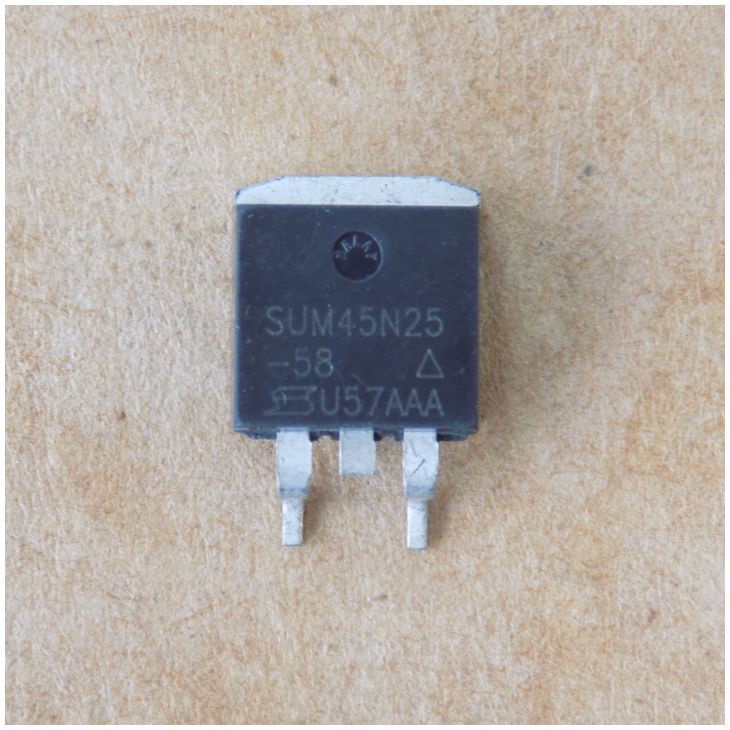 tranzistor-sum45n25-58 Транзистор SUM45N25 оригінал (250V,45A), D2PAK - Зображення 1