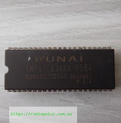 proczessor-tmp47c634an-r584 Процесор TMP47C634AN-R584 демонтаж - Зображення 1