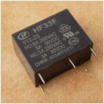 Реле HF33F-012-ZS ( заміна для HF33F-012-ZS3 , JZC-33F-012-ZS3 , 892H-1CH-V )  12VDC  (5A/250VAC)  перемикаюче