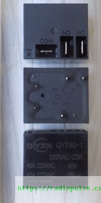 rele-qyt-90-1-220vac-zsr Реле QYT90-1-220VAC-ZSR (40A/220VAC) на перемикання - Зображення 1
