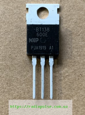 simmistor-bt138-600e Сімістор BT138-600E ,ТО220 - Зображення 1
