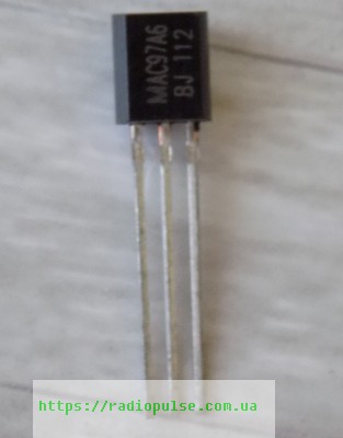 simmistor-mac97a6 Сімістор MAC97A6 , to92 - Зображення 1