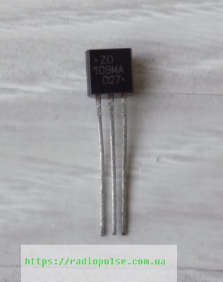 simmistor-z0109ma Сімістор Z0109MA (1A;600V,Igt=0.01A) , to92 - Зображення 1