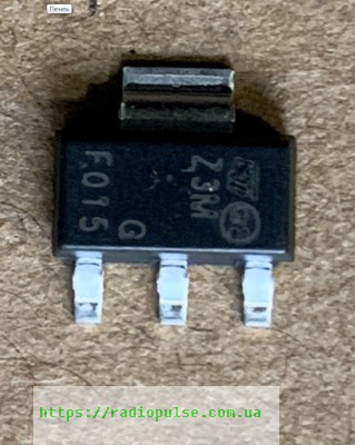 simmistor-z3m-z0103mn Сімістор Z3M ( Z0103MN ) оригінал (1A,600V,3mA) , sot223 - Зображення 1