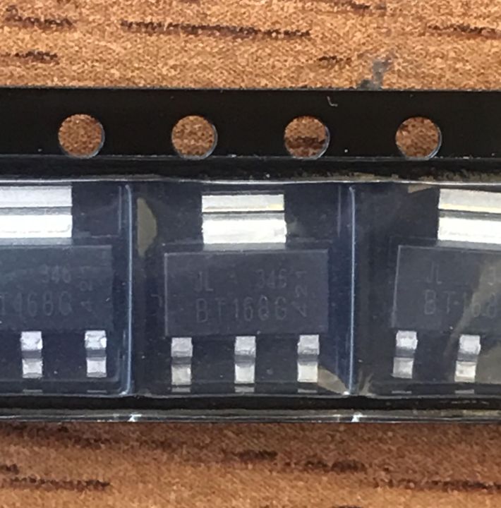 tiristor-bt168g-bt168gw Тиристор BT168GW ( BT168G ) оригінал (600V,1A,Igt=50мкА) , sot223 - Зображення 1