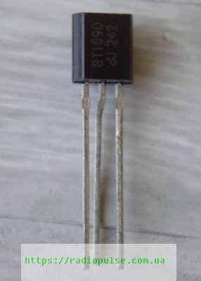 tiristor-bt169d Тиристор BT169D (0.8A;400V,Igt=50мкА) , to92 - Зображення 1