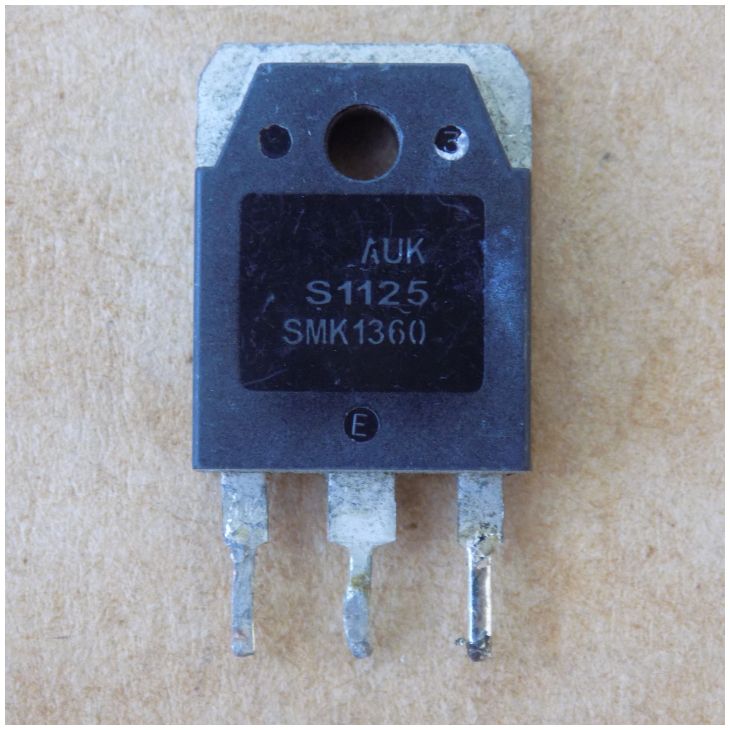 tranzistor-smk1360-1 Транзистор SMK1360 оригінал демонтаж, TO-3P - Зображення 1