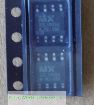 mikroshema-25l1005a-mx25l1005a-25l1005-so8 Мікросхема 25L1005 ( MX25L1005 , MX25L1005MC-12G , 25L1005A , MX25L1005A ) , so-8 - Зображення 1