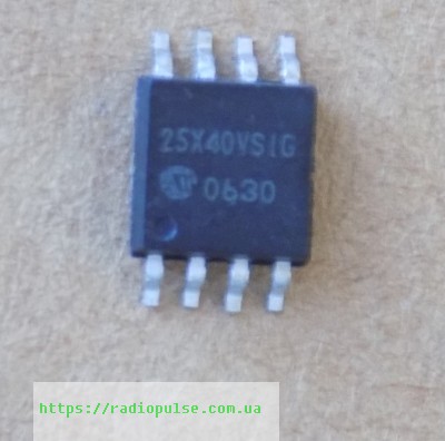 mikroshema-25x40-1 Мікросхема 25X40 ( W25X40CLSIG , W25X40CLSNIG , W25X40BVSIG , 25X40VSIG ) , smd 8pin - Зображення 1