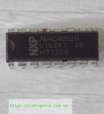 mikroshema-74hc4052n Мікросхема 74HC4052N , DIP - Зображення 1