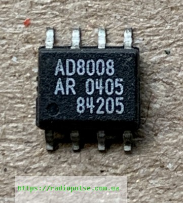mikroshema-ad8008 Мікросхема AD8008 ( AD8008AR , CSC8008 , SC8008 , MD8008 ) , so-8 - Зображення 1