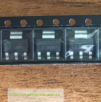 mikroshema-ams1117-1-2-ld12a Мікросхема AMS1117-1.2 ( LM1117S-1.2 , LD1117AL-1.2 , LD1117AS12TR , LD12A ) , sot223 - Зображення 1