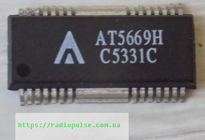 mikroshema-at5669h-smd Мікросхема AT5669H , smd - Зображення 1