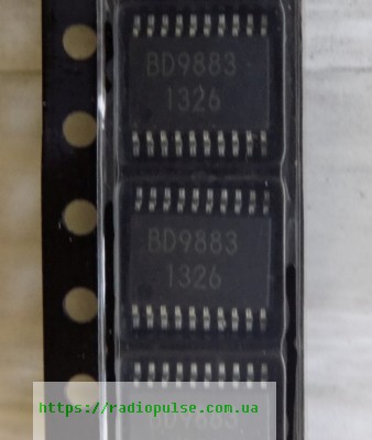mikroshema-bd9883fv-bd9883-ssop20 Мікросхема BD9883FV ( BD9883-маркування ), ssop-20 - Зображення 1