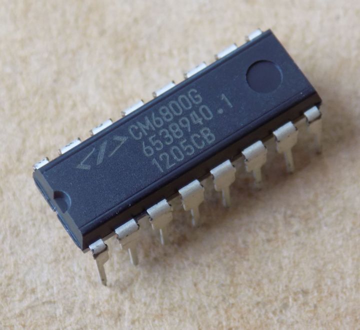 mikroshema-cm6800g-dip Мікросхема CM6800G оригінал, DIP16 - Зображення 1