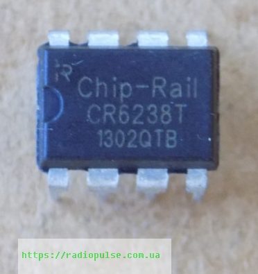 mikroshema-cr6238t-e1693667124497 Мікросхема CR6238T , DIP8 ( PR6238T , ZL0805W ) - Зображення 1