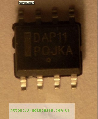 mikroshema-dap11-dap11a-so-8 Мікросхема DAP11 ( DAP11A ) , so-8 - Зображення 1