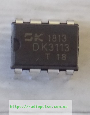 mikroshema-dk3113-dip8 Мікросхема DK3113 , DIP8 - Зображення 1