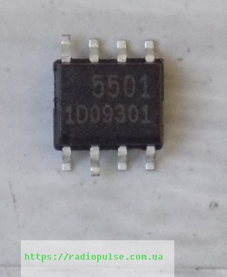 mikroshema-fa5501-fa5501a Мікросхема FA5501A ( 5501A , FA5501AN , FA5501 , 5501 ) оригінал, so-8 - Зображення 1