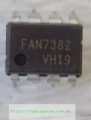 mikroshema-fan7382-dip8 Мікросхема FAN7382 , DIP8 - Зображення 1