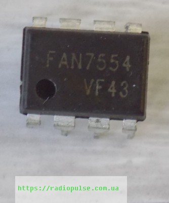 mikroshema-fan7554-dip8 Мікросхема FAN7554 , DIP8 - Зображення 1