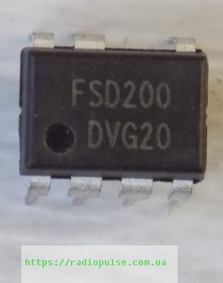 mikroshema-fsd200-dip7 Мікросхема FSD200 демонтаж, DIP7 - Зображення 1