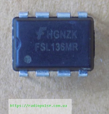 mikroshema-fsl136mr-fsl136 Мікросхема FSL136MR демонтаж ( FSL136MRS ) , DIP8 - Зображення 1