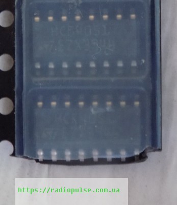 mikroshema-hcf4051-smd Мікросхема HCF4051 ( HCF4051M , MC14051BG ), smd - Зображення 1