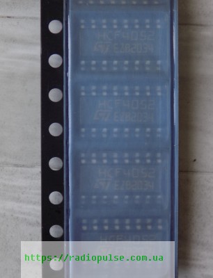 mikroshema-hcf4052-hef4052bt Мікросхема HCF4052 ( HEF4052BT ) , so-16 - Зображення 1