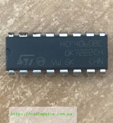 mikroshema-hcf4060be-4060be-cd4060be Мікросхема 4060BE ( HCF4060BE , CD4060BE ) - Зображення 1