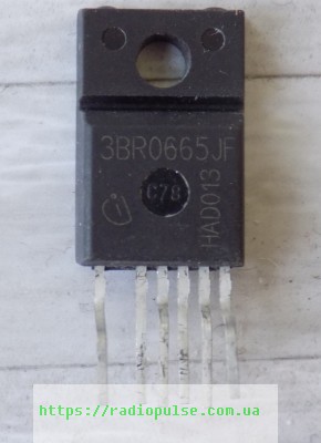 mikroshema-ice3br0665jf Мікросхема ICE3BR0665JF ( 3BR0665JF ) , TO220F-6 - Зображення 1