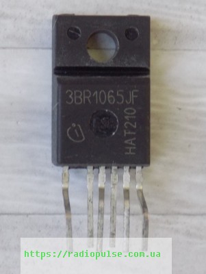 mikroshema-ice3br1065jf-to220f-6 Мікросхема ICE3BR1065JF демонтаж, TO220F-6 - Зображення 1