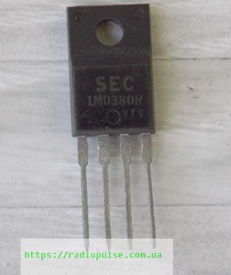 mikroshema-ka1m0380r Мікросхема KA1M0380R , TO220F-4 - Зображення 1