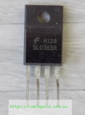 mikroshema-ka5l0365rtu-5l0365r-to220f Мікросхема KA5L0365RTU(5L0365R) , TO220F - Зображення 1