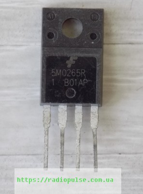 mikroshema-ka5m0265r-to220-4 Мікросхема KA5M0265R , TO220-4 - Зображення 1