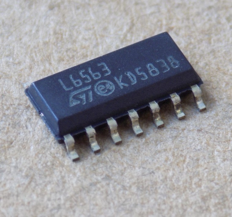 mikroshema-l6563 Мікросхема L6563 оригінал, so-14 - Зображення 1