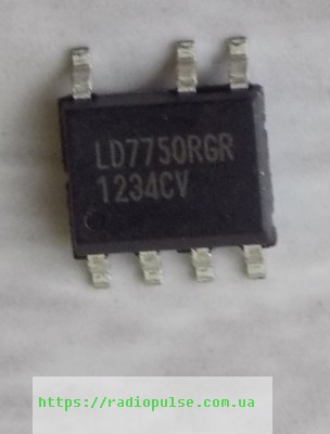 mikroshema-ld7750gs Мікросхема LD7750RGR ( LD7750AGS , LD7750GS , LD7750RGRQ ) , so-7 - Зображення 1