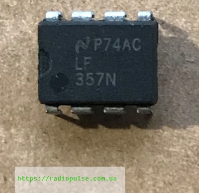 mikroshema-lf357n Мікросхема LF357N ( КР544УД2А ) , DIP8 - Зображення 1