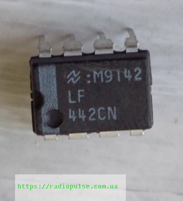 mikroshema-lf442cn-dip8 Мікросхема LF442CN ( LF442ACN ) демонтаж, DIP8 - Зображення 1