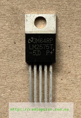 mikroshema-lm2575t Мікросхема LM2575T-5.0 , TO220-5 - Зображення 1