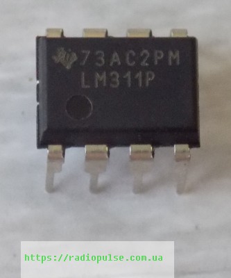 mikroshema-lm311p-dip8 Мікросхема LM311P , DIP8 - Зображення 1