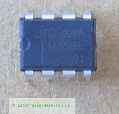mikroshema-lm358l-lm358p-dip8 Мікросхема LM358L ( LM358P , LM358N ) , DIP8 - Зображення 1