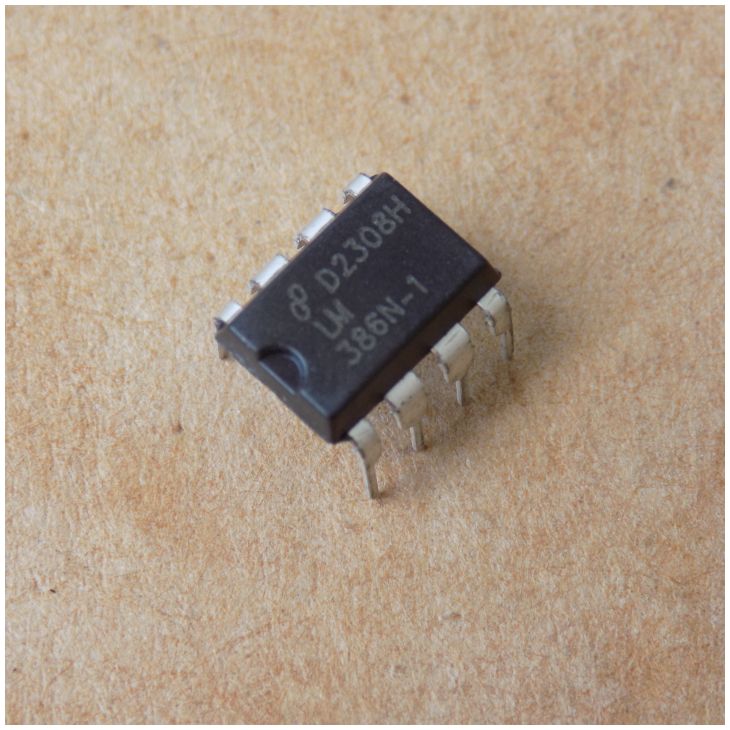 mikroshema-lm386n-1 Мікросхема LM386N-1 ( заміна для LM386N , LM386L , LM386 ) , DIP8 - Зображення 1