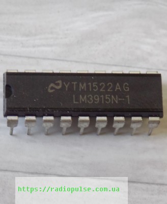mikroshema-lm3915 Мікросхема LM3915N-1 , DIP18 - Зображення 1