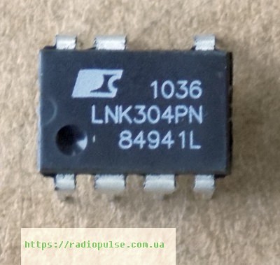 mikroshema-lnk304pn Мікросхема LNK304PN оригінал, DIP7 - Зображення 1