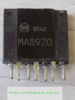 mikroshema-ma8920-original-demontazh Мікросхема MA8920 оригінал демонтаж - Зображення 1