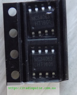 mikroshema-mc34063-smd Мікросхема MC34063AG ( MC34063A , MC34063AL , MC34063 ) , so-8 - Зображення 1