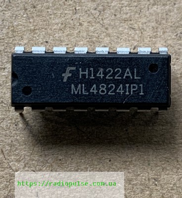 mikroshema-ml4824ip1 Мікросхема ML4824IP1 , DIP16 - Зображення 1
